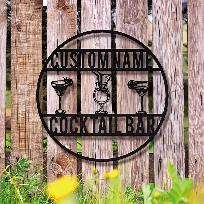 Home Bar Cafe - Tablica z imieniem na zamówienie do