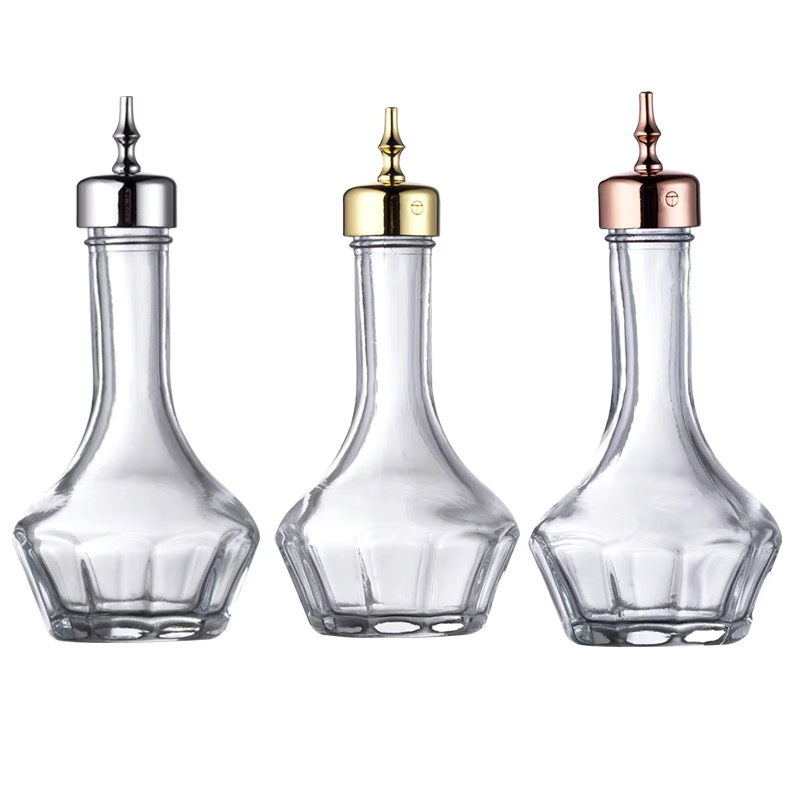 Bitters Bottle Set - 30ML/50ML PRZEZROCZYSTA SZKLANA BUTELKA NA BITTERY