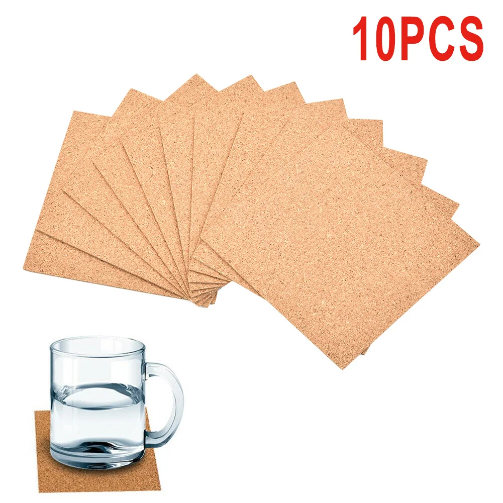 10Pcs Podstawki korkowe Kwadra – Home Bar Supplies recenzja i cena