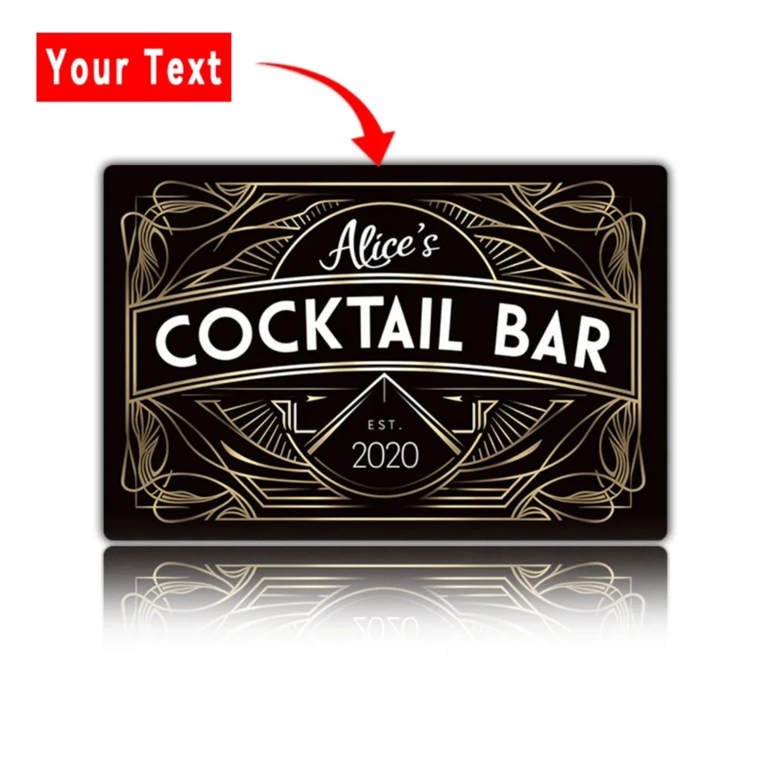 Spersonalizowany metalowy znak – Home Bar Signs recenzja i cena